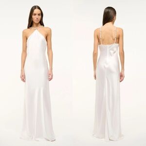 Staud Cadence maxi dress in Pearl White Size 10 NEW! New with tags!